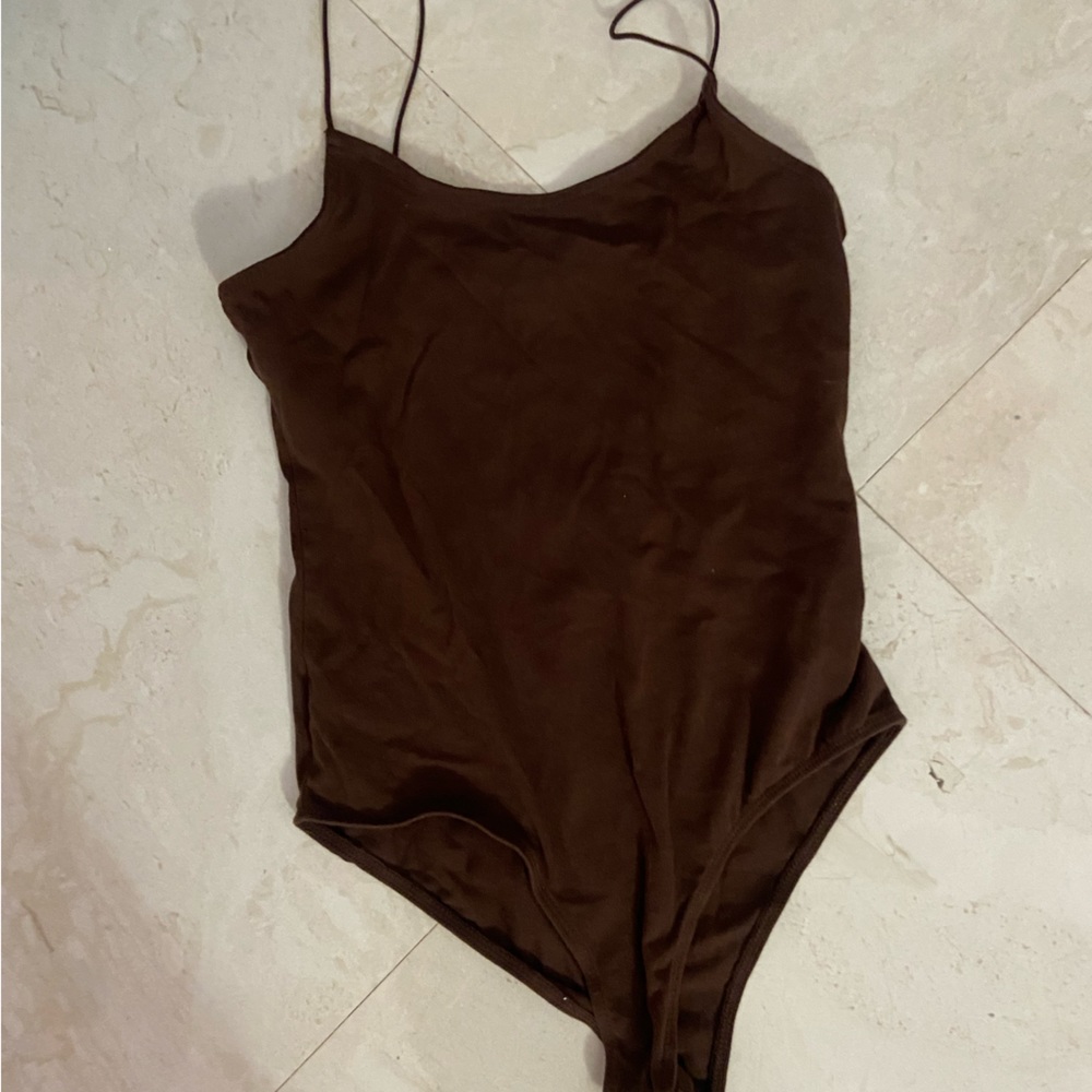 Brown Fasion nova body suit